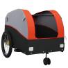 Bike Trailer Black and Orange - 45 kg Heavy Duty Iron