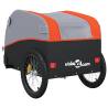 Bike Trailer Black and Orange - 45 kg Heavy Duty Iron