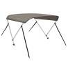 2-Bow Bimini Top Grey - 148.5x133x104 cm | HipoMarket