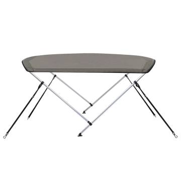 2-Bow Bimini Top Grey - 148.5x133x104 cm | HipoMarket