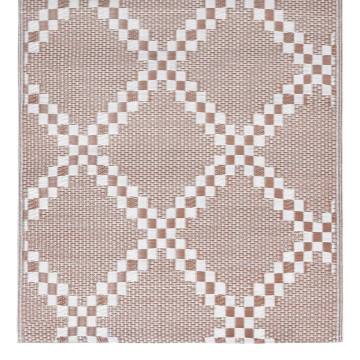 Outdoor Carpet Brown 80x150 cm PP - Stylish & Cozy Addition