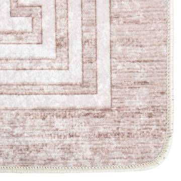 Beige Washable Anti-Slip Rug 190x300 cm | Hipomarket