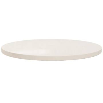 Table Top White Ø60x2.5 cm Solid Wood Pine - Hipomarket