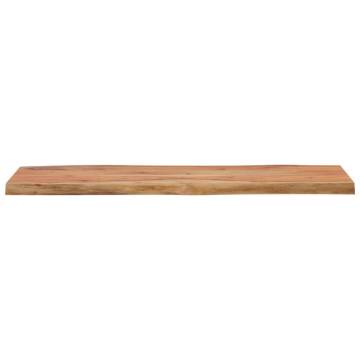 Solid Wood Acacia Table Top 100x40 cm - Live Edge Design