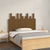 Wall Headboard Honey Brown 108x3x80 cm Solid Wood Pine Colour honey brown Size 108 x 80 cm Quantity in Package 1 