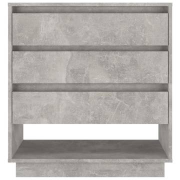 Stylish Concrete Grey Sideboard - 70x41x75 cm | HipoMarket