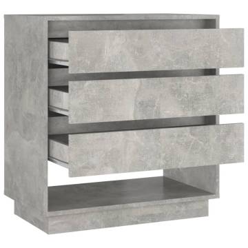 Stylish Concrete Grey Sideboard - 70x41x75 cm | HipoMarket