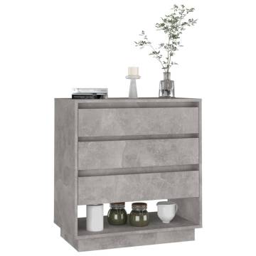 Stylish Concrete Grey Sideboard - 70x41x75 cm | HipoMarket