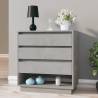 Stylish Concrete Grey Sideboard - 70x41x75 cm | HipoMarket