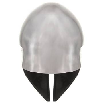 Greek Warrior Helmet Replica | Antique LARP Silver Steel