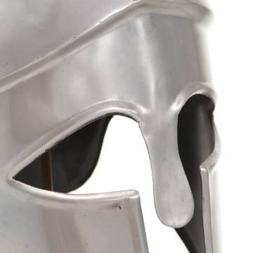 Greek Warrior Helmet Replica | Antique LARP Silver Steel