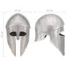 Greek Warrior Helmet Replica | Antique LARP Silver Steel