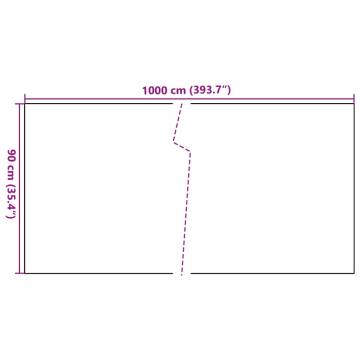 Privacy Balcony Screen Anthracite 1000x90 cm - Durable & Stylish