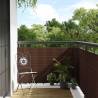 Balcony Screen Brown and Black 1000x80 cm Poly Rattan Colour brown and black Size 1000 x 80 cm Quantity in Package 1 