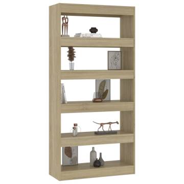 Sonoma Oak Book Cabinet & Room Divider | Hipomarket