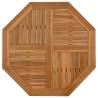 Octagonal Solid Wood Teak Table Top - 90x90x2.5 cm