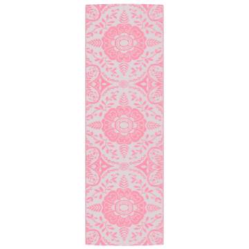 Trendy Outdoor Carpet Pink 80x250 cm PP - HipoMarket