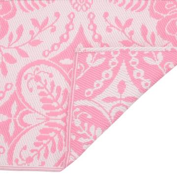 Trendy Outdoor Carpet Pink 80x250 cm PP - HipoMarket