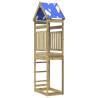 Play Tower 85x52.5x265 cm - Durable Pine Wood Playground