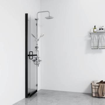 Foldable Walk-in Shower Wall 100x190 cm - Elegant & Space Saving