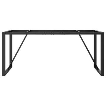 Dining Table Legs O-Frame 160x80 cm Cast Iron - Hipomarket