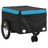 Bike Trailer Black and Blue - 45 kg Capacity | Hipomarket