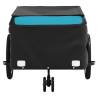 Bike Trailer Black and Blue - 45 kg Capacity | Hipomarket