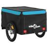 Bike Trailer Black and Blue - 45 kg Capacity | Hipomarket