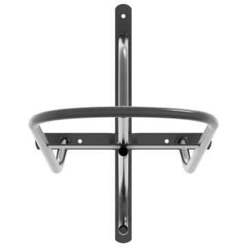 Wall Mounted Black Iron Saddle Rack | Hipomarket UK