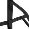 Wall Mounted Black Iron Saddle Rack | Hipomarket UK