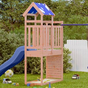 Play Tower with Rockwall - Durable Douglas Fir | HipoMarket