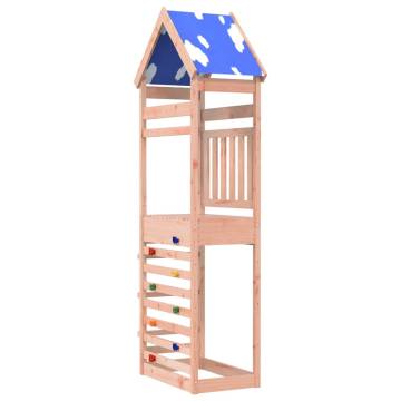 Play Tower with Rockwall - Durable Solid Wood for Kids