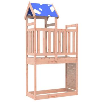 Play Tower with Rockwall - Durable Douglas Fir | HipoMarket