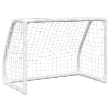 Kids' Football Goals 2 pcs with Ball - Metal, 64x35x48 cm