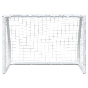 Kids' Football Goals 2 pcs with Ball - Metal, 64x35x48 cm