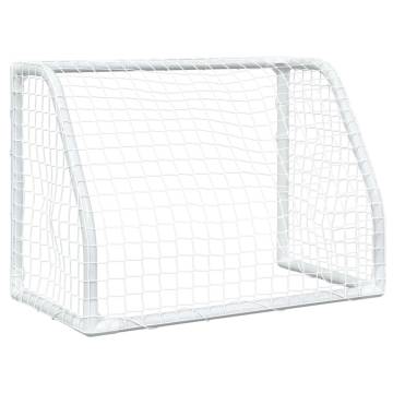 Kids' Football Goals 2 pcs with Ball - Metal, 64x35x48 cm