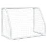 Kids' Football Goals 2 pcs with Ball - Metal, 64x35x48 cm