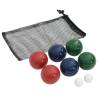 8 Piece Bocce Ball Set - Durable Pine Wood & Carrying Bag