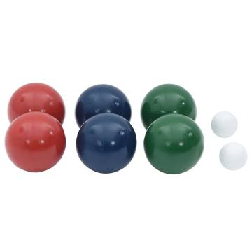 8 Piece Bocce Ball Set - Durable Pine Wood & Carrying Bag