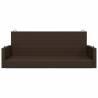 Brown Swing Bench 119x56x48 cm - Durable Outdoor Comfort