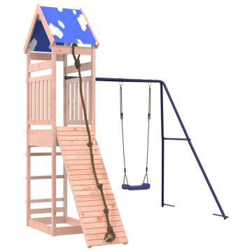 Outdoor Playset Solid Wood Douglas | Perfect Backyard Fun