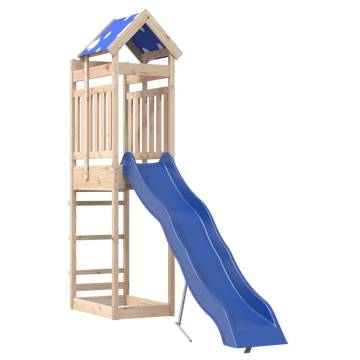 Outdoor Playset Solid Wood Pine for Kids | HipoMarket