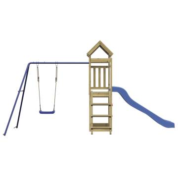 Outdoor Playset Impregnated Wood Pine - Safe & Fun Adventures