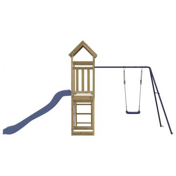 Outdoor Playset Impregnated Wood Pine - Safe & Fun Adventures