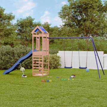 Outdoor Playset Solid Wood Douglas - Endless Fun for Kids