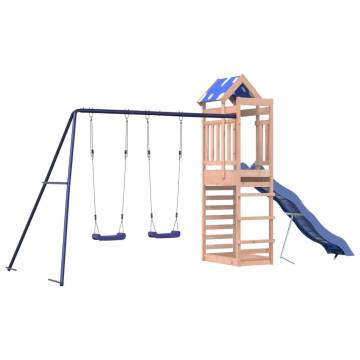 Outdoor Playset Solid Wood Douglas - Endless Fun for Kids