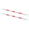 Retractable Traffic Cone Bars 2 pcs Plastic 116-197 cm Quantity in Package 2 