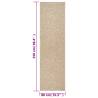 Rug ZIZUR 80x250 cm - Jute Look Indoor & Outdoor Rug