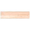 Table Top 200x50x(2-6) cm Untreated Solid Oak Wood - HipoMarket