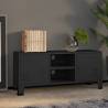 Industrial Black TV Cabinet - Sturdy Metal Design | Hipo Market